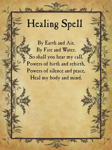 The Healing Properties of the Magical Garden Spell